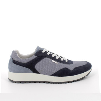 Sneaker pour homme bleu avec lacets Sneaker pour homme bleu avec lacets
