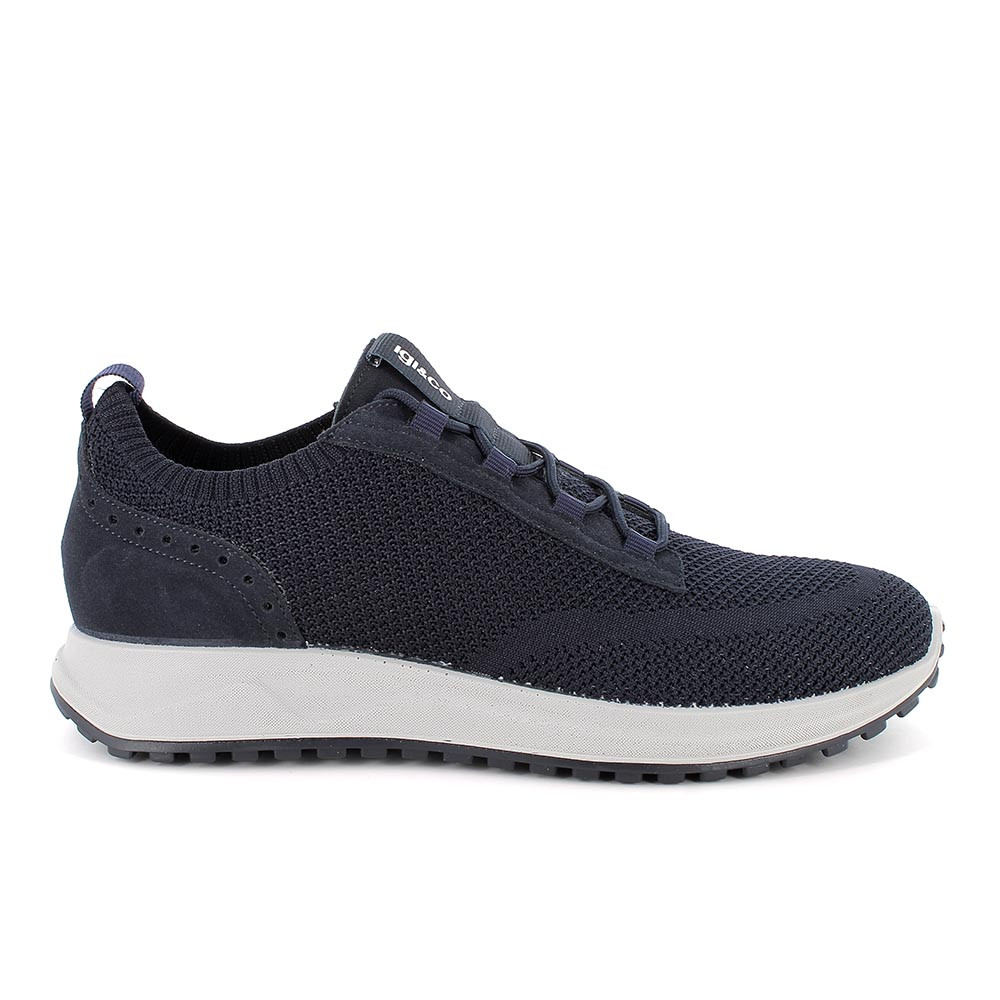 Sneakers da uomo blu con lacci, Taglia 45 - IgieCo