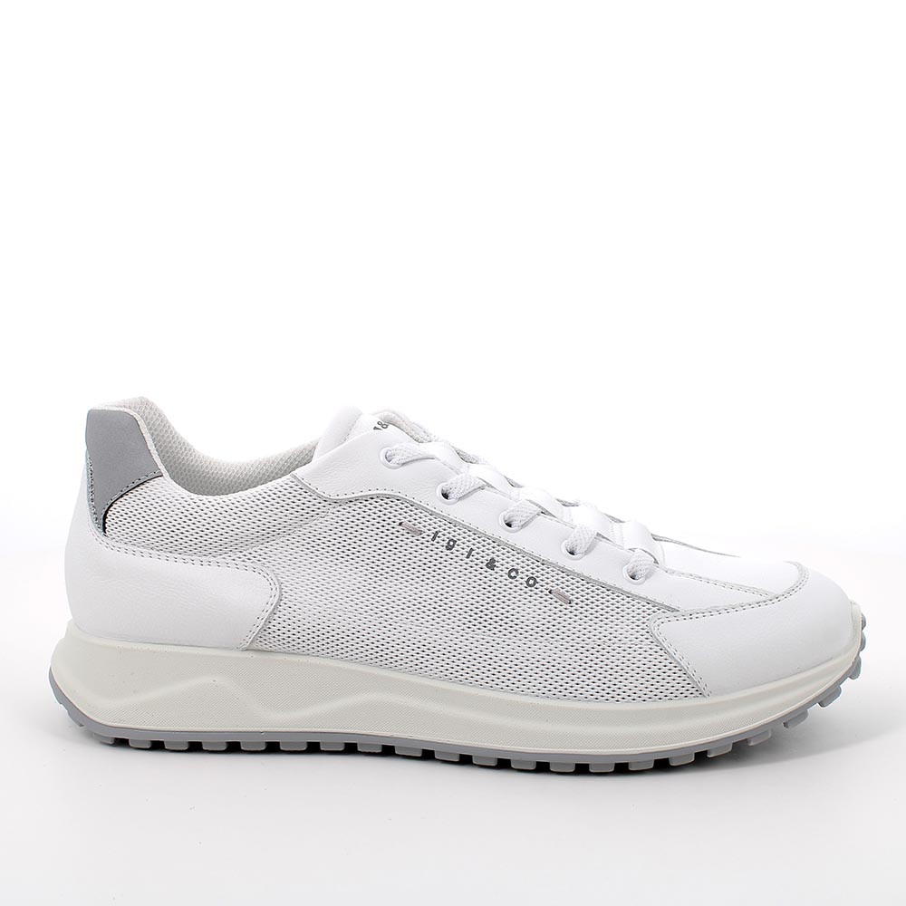 Sneakers in pelle da uomo bianco, Taglia 42 - IgieCo