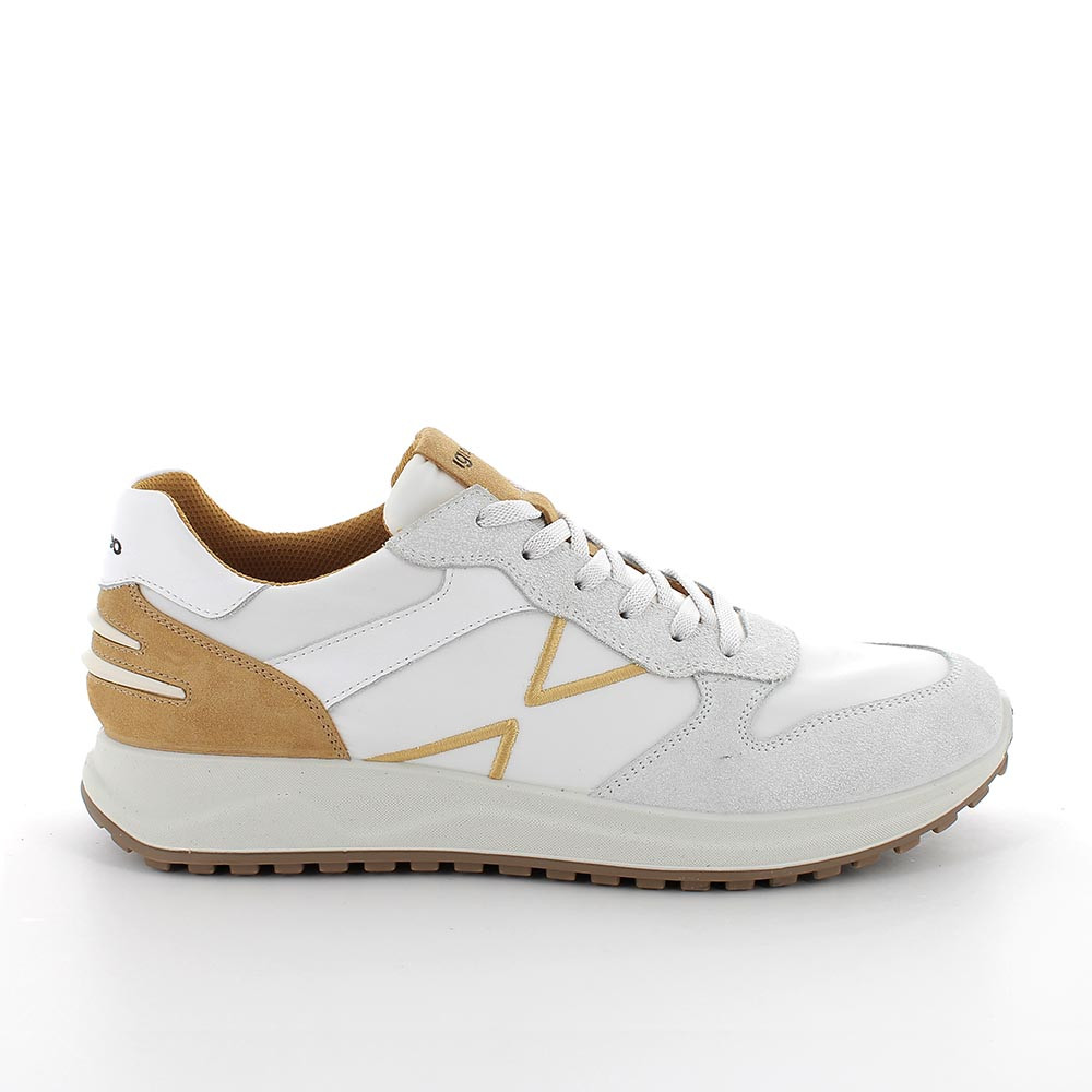 Sneakers da uomo bianco-ocra, Taglia 45 - IgieCo
