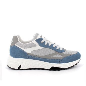Sneakers for men sky blue and grey with laces Sneakers for men sky blue and grey with laces