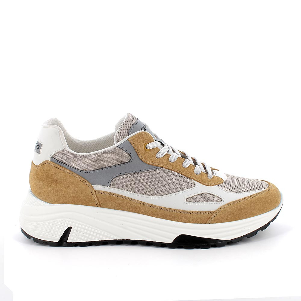 Sneakers da uomo mostarda-sabbia, Taglia 40 - IgieCo