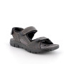 Sandalia para hombre gris con velcro Sandalia para hombre gris con velcro