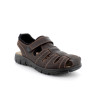 Sandale pour homme brun avec velcro Sandale pour homme brun avec velcro