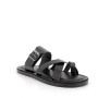 Flip-flops sandals for men black with buckle Flip-flops sandals for men black with buckle