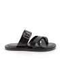 Flip-flops sandals for men black with buckle Flip-flops sandals for men black with buckle