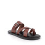 Sandalia tipo esclava para hombre marron con hebilla Sandalia tipo esclava para hombre marron con hebilla