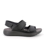 Sandale pour homme noir avec velcro Sandale pour homme noir avec velcro