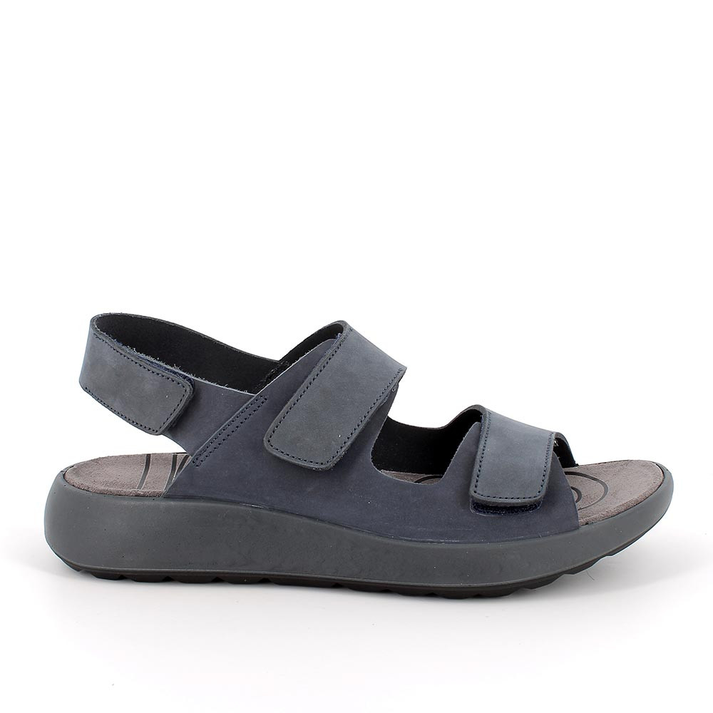 Sandali in pelle da uomo blu, Taglia 45 - IgieCo