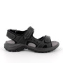 Sandalia para hombre negro con velcro Sandalia para hombre negro con velcro