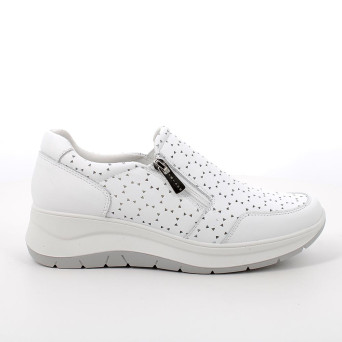 DAME SLIP ON MIT KEIL WEISS MIT ZIP DAME SLIP ON MIT KEIL WEISS MIT ZIP