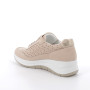 Scarpe con zeppa da donna beige con lacci Scarpe con zeppa da donna beige con lacci