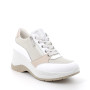 DAME SNEAKER MIT KEILABSATZ WEISS MIT ZIP DAME SNEAKER MIT KEILABSATZ WEISS MIT ZIP