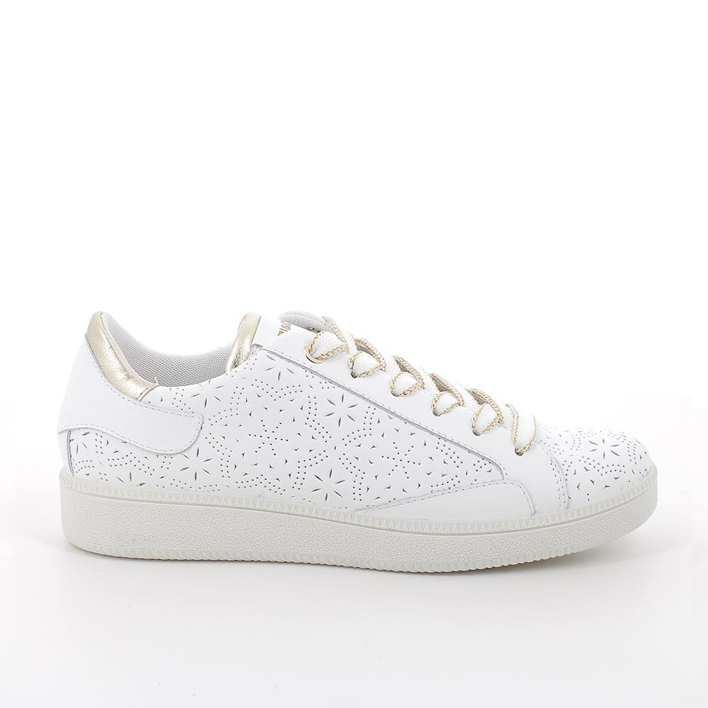 Sneakers da donna bianco con lacci