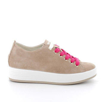 Sneakers for women beige with laces Sneakers for women beige with laces