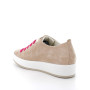Sneaker pour femme beige avec lacets Sneaker pour femme beige avec lacets