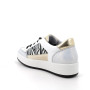 DAME SNEAKER WEISS UND SILBER MIT SENKEL DAME SNEAKER WEISS UND SILBER MIT SENKEL