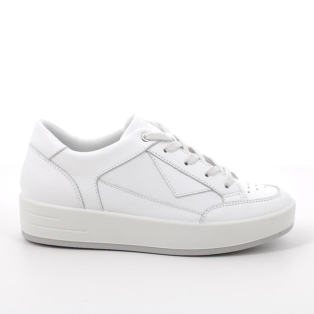 Sneakers da donna bianco con lacci