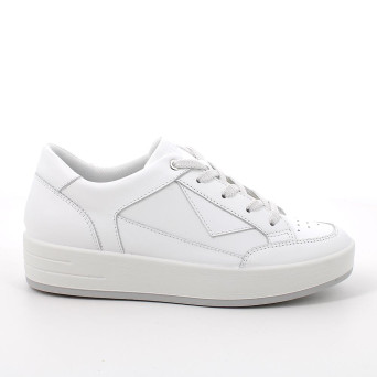 Sneaker pour femme blanc avec lacets Sneaker pour femme blanc avec lacets