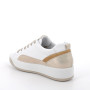 Deportivo para mujer blanco y beige con cordones Deportivo para mujer blanco y beige con cordones