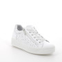Sneakers da donna bianco con zip Sneakers da donna bianco con zip