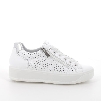 DAME SNEAKER WEISS MIT ZIP DAME SNEAKER WEISS MIT ZIP