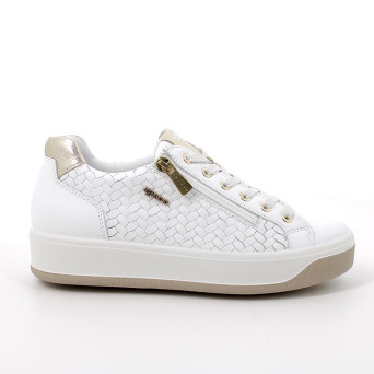 DAME SNEAKER WEISS MIT ZIP DAME SNEAKER WEISS MIT ZIP