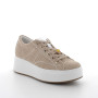 DAME SNEAKER MIT KEILABSATZ BEIGE MIT SENKEL DAME SNEAKER MIT KEILABSATZ BEIGE MIT SENKEL