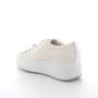 Sneakers with wedge for women white with laces Sneakers with wedge for women white with laces