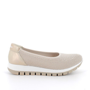 DAME BALLERINA BEIGE MIT ELASTIK DAME BALLERINA BEIGE MIT ELASTIK