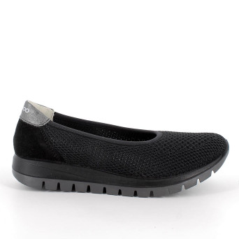 DAME BALLERINA SCHWARZ MIT ELASTIK DAME BALLERINA SCHWARZ MIT ELASTIK