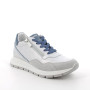 Sneakers for women silver and sky blue with zip Sneakers for women silver and sky blue with zip