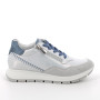DAME SNEAKER SILBER UND HIMMELBLAU MIT ZIP DAME SNEAKER SILBER UND HIMMELBLAU MIT ZIP