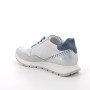 Sneaker pour femme argent et bleu clair avec zip Sneaker pour femme argent et bleu clair avec zip