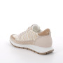 Sneaker pour femme beige avec zip Sneaker pour femme beige avec zip