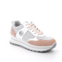 Sneakers da donna bianco e rosa con lacci Sneakers da donna bianco e rosa con lacci