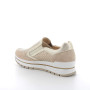Slip on pour femme platinum et beige avec zip Slip on pour femme platinum et beige avec zip