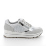 DAME SNEAKER SILBER UND WEISS MIT ZIP DAME SNEAKER SILBER UND WEISS MIT ZIP