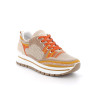 DAME OECO-NACHHALTIGE SNEAKERS BEIGE UND ORANGE MIT SENKEL DAME OECO-NACHHALTIGE SNEAKERS BEIGE UND ORANGE MIT SENKEL