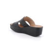 Sandals with wedge for women black  Sandals with wedge for women black