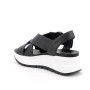 Sandals with wedge for women black with buckle Sandals with wedge for women black with buckle