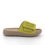 Sandalia para mujer verde y amarillo con velcro Sandalia para mujer verde y amarillo con velcro
