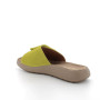 Sandale pour femme vert et jaune avec velcro Sandale pour femme vert et jaune avec velcro