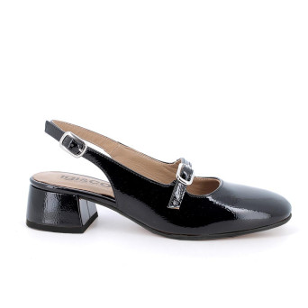 Pumps with heel for women black with buckle Pumps with heel for women black with buckle