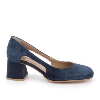 DAME DECOLLETE MIT ABSATZ BLAU DAME DECOLLETE MIT ABSATZ BLAU