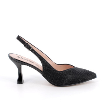 Pumps with heel for women black with buckle Pumps with heel for women black with buckle