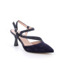 DAME DECOLLETE MIT ABSATZ BLAU MIT SCHNALLE DAME DECOLLETE MIT ABSATZ BLAU MIT SCHNALLE
