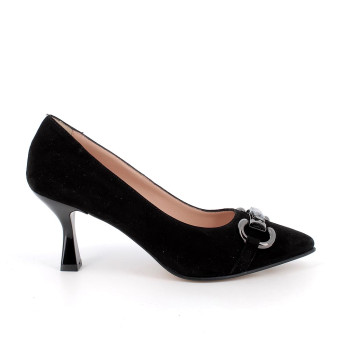 DAME DECOLLETE MIT ABSATZ SCHWARZ  DAME DECOLLETE MIT ABSATZ SCHWARZ