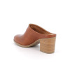 Sabot with heel for women brown  Sabot with heel for women brown