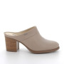 Sabot avec tallon pour femme beige  Sabot avec tallon pour femme beige
